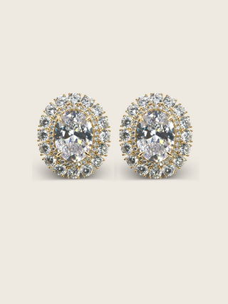 Diana Earrings - Crystal
