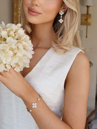 Hydrangea Pearl Bracelet