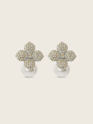 Hydrangea Earrings - Lemon Drop