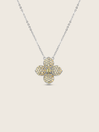 Hydrangea Necklace - Lemon Drop