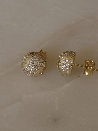 Court Earrings Pavé