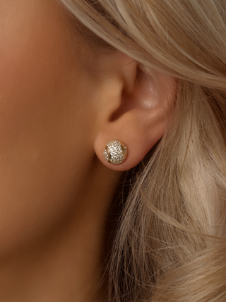 Court Earrings Pavé