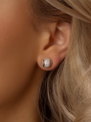 Court Earrings Pavé