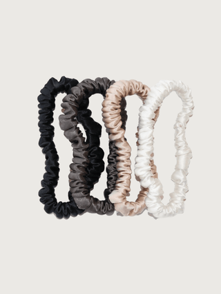 'The Essentials' Skinny Silk Hair Scrunchies