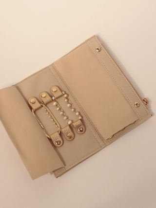 Large Jewellery Case - Champagne