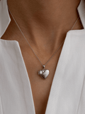 Love Locket Hydrangea Necklace