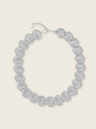 Muriel Necklace - Silver Pavé