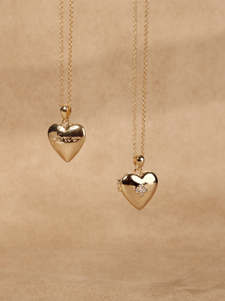 Love Locket Hydrangea Necklace