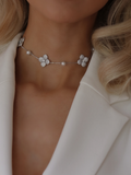 Hydrangea Pearl Choker Necklace
