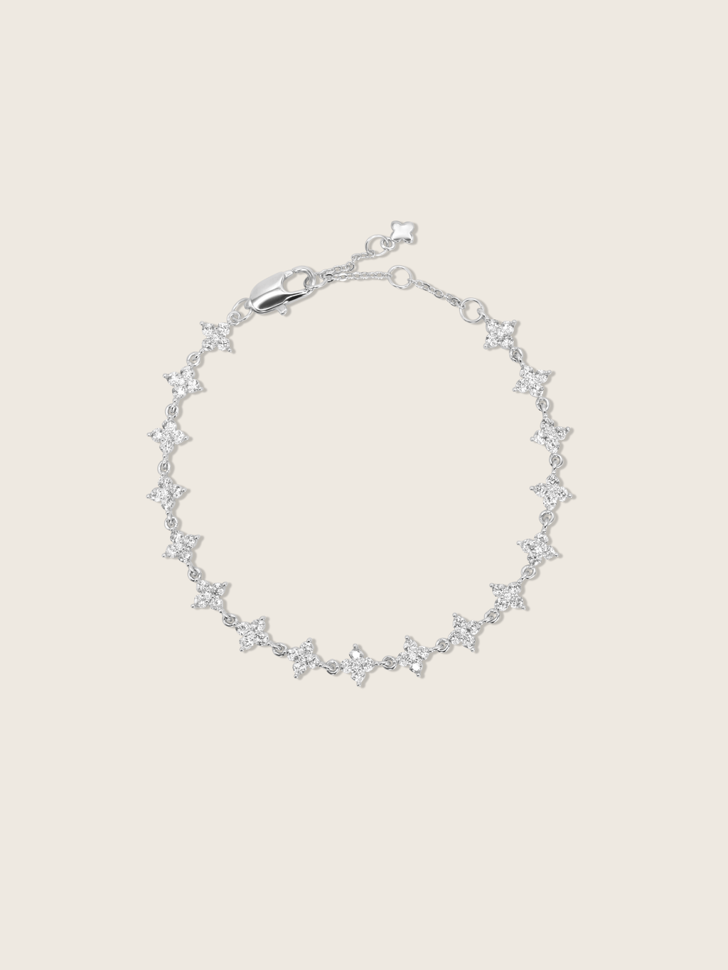 Micro Crystal Hydrangea Bracelet