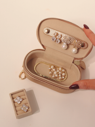 Small Jewellery Case - Champagne