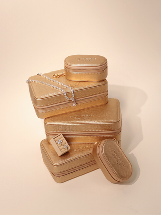 Small Jewellery Case - Champagne
