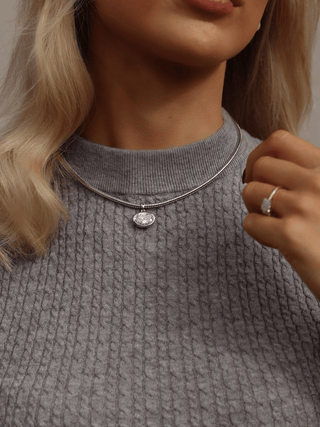 Jasmine Necklace - Silver