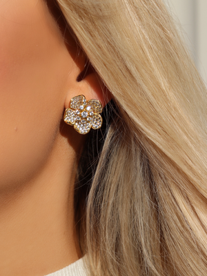 Fleur Earrings - Gold