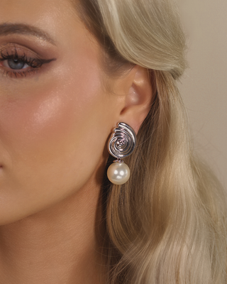Coralie Pearl Drop Earrings