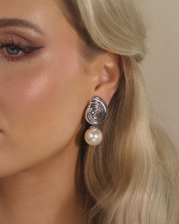 Coralie Pearl Drop Earrings