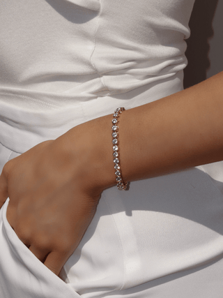 Serena Tennis Bracelet - Gold