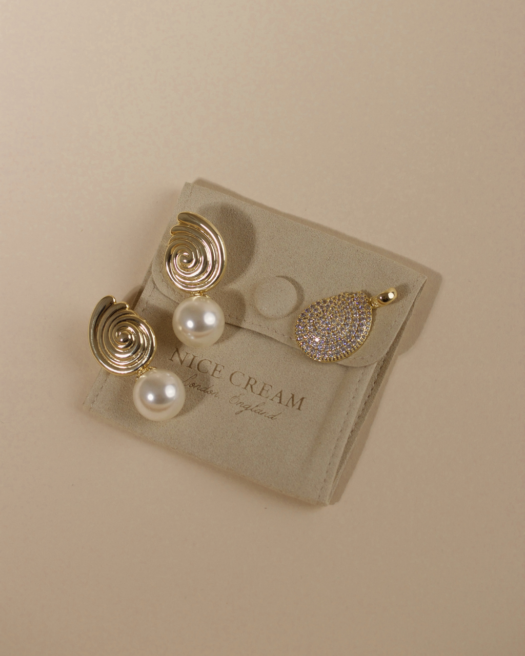 Coralie Pearl Drop Earrings