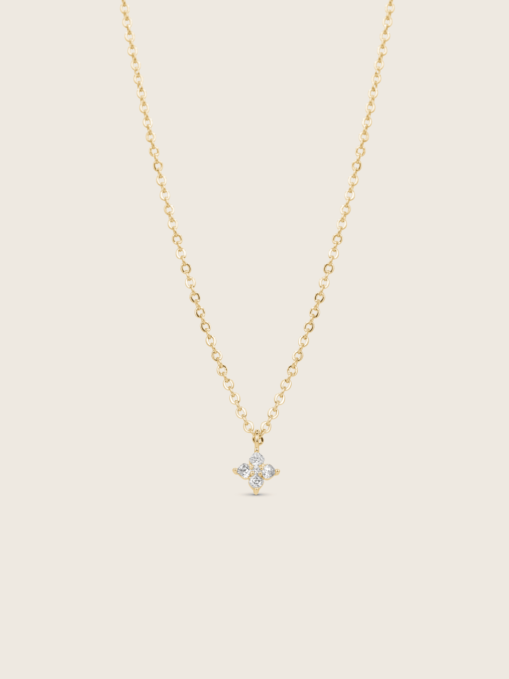 Petite Crystal Hydrangea Necklace