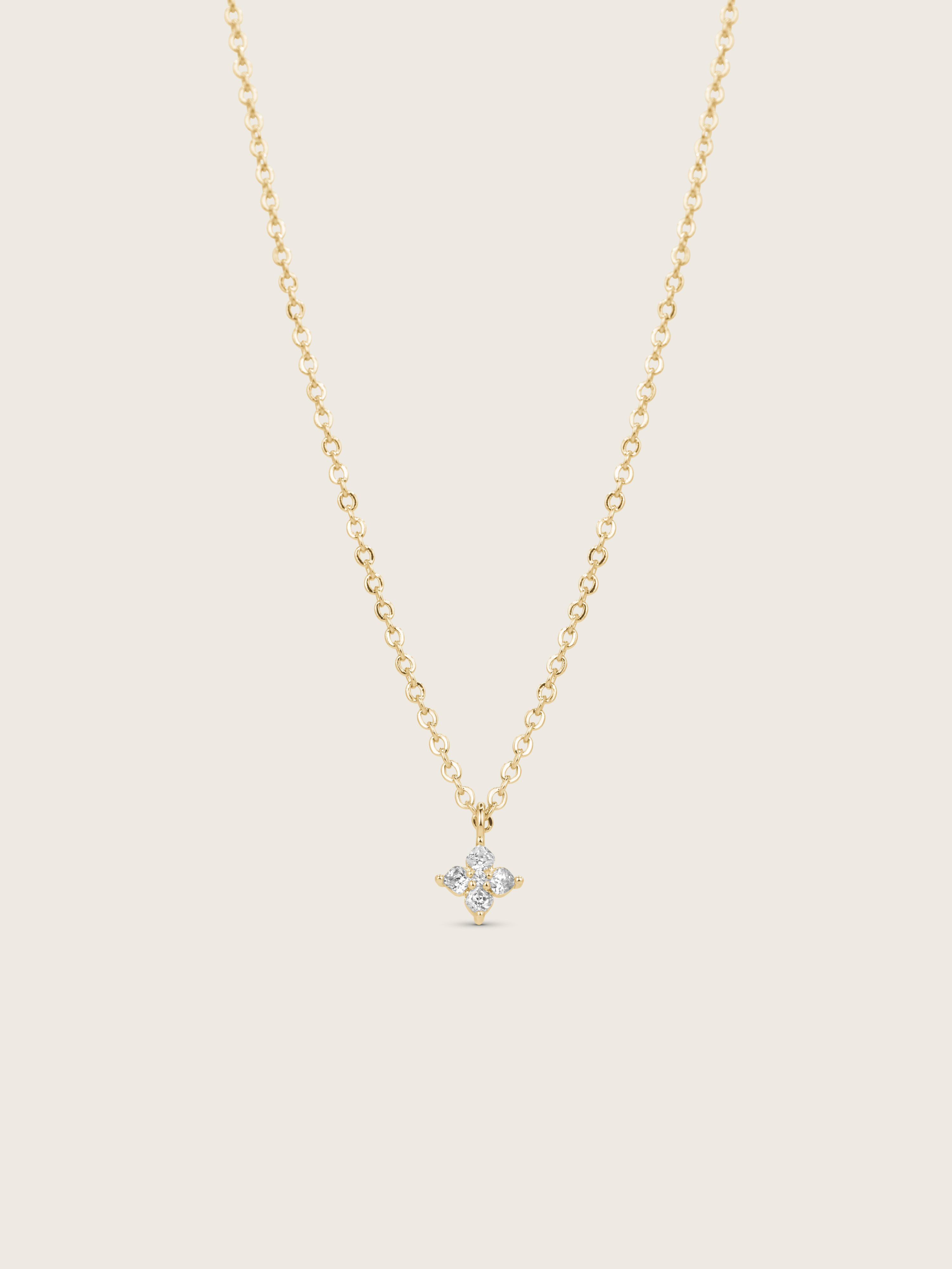 Petite Crystal Hydrangea Necklace