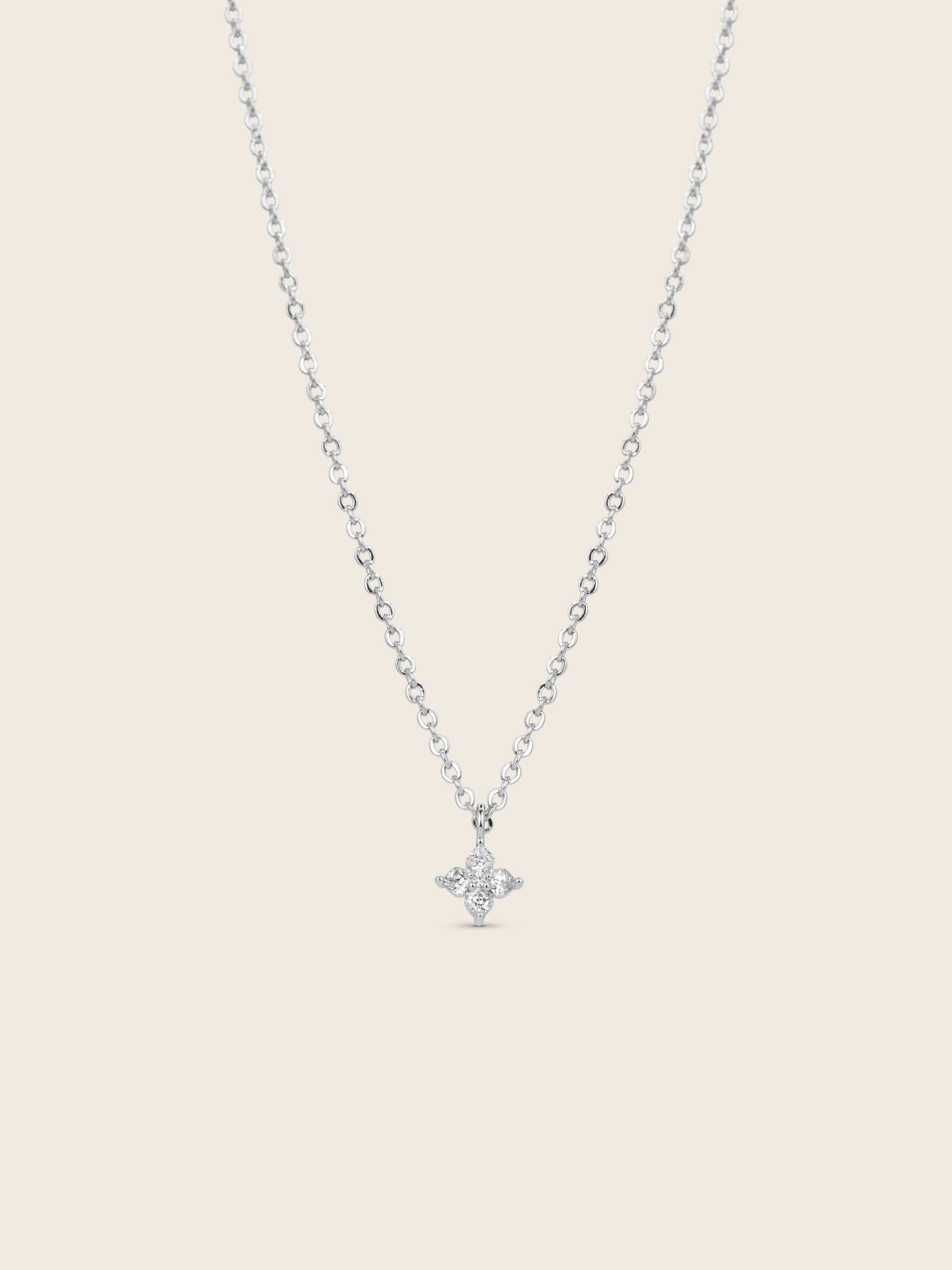 Petite Crystal Hydrangea Necklace
