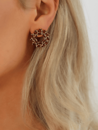 Amanda Earrings - Chocolate