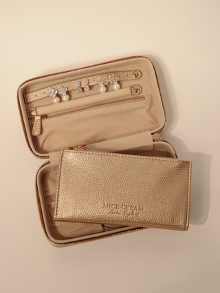 Large Jewellery Case - Champagne