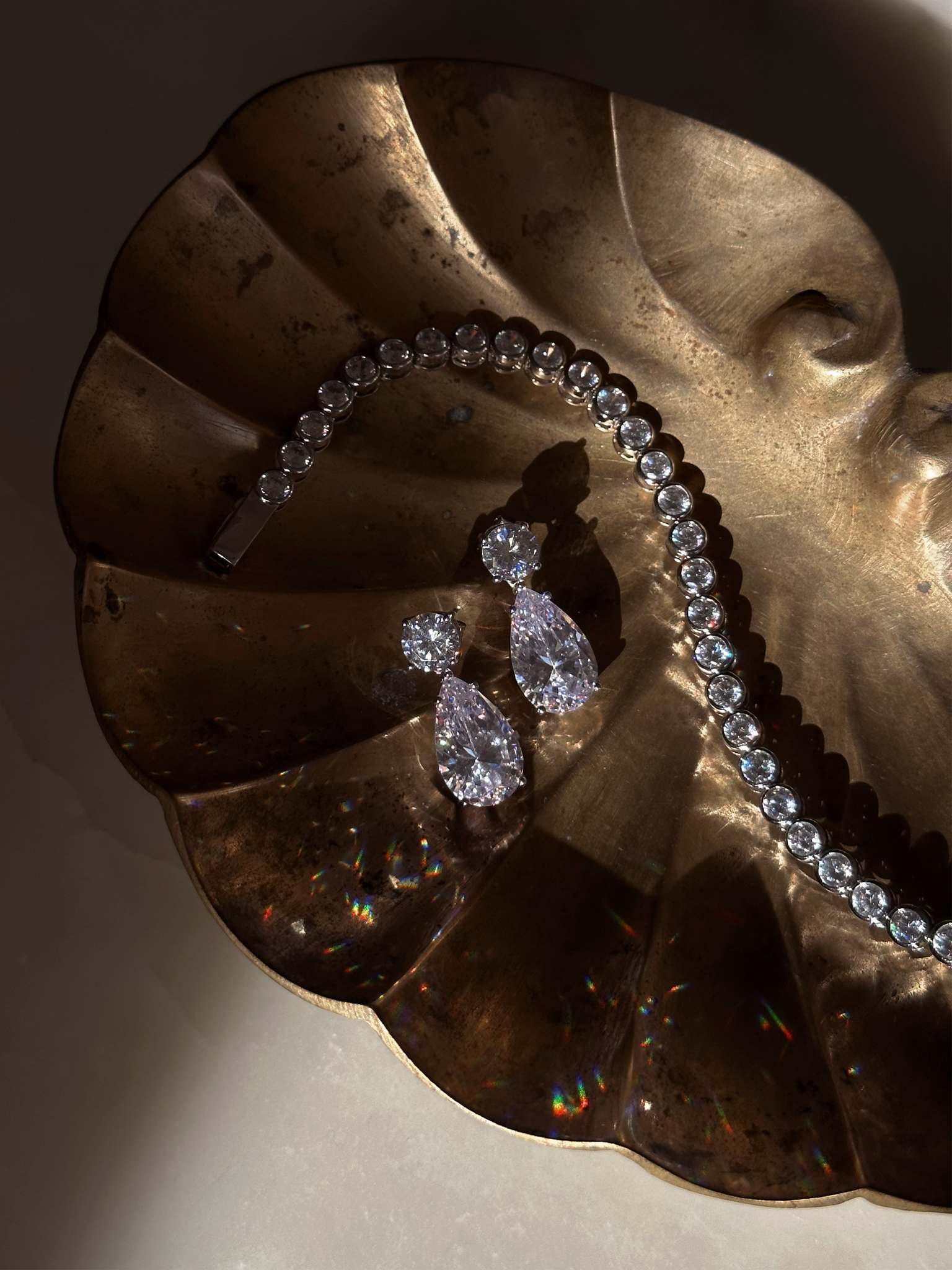 Serena Tennis Bracelet - Silver