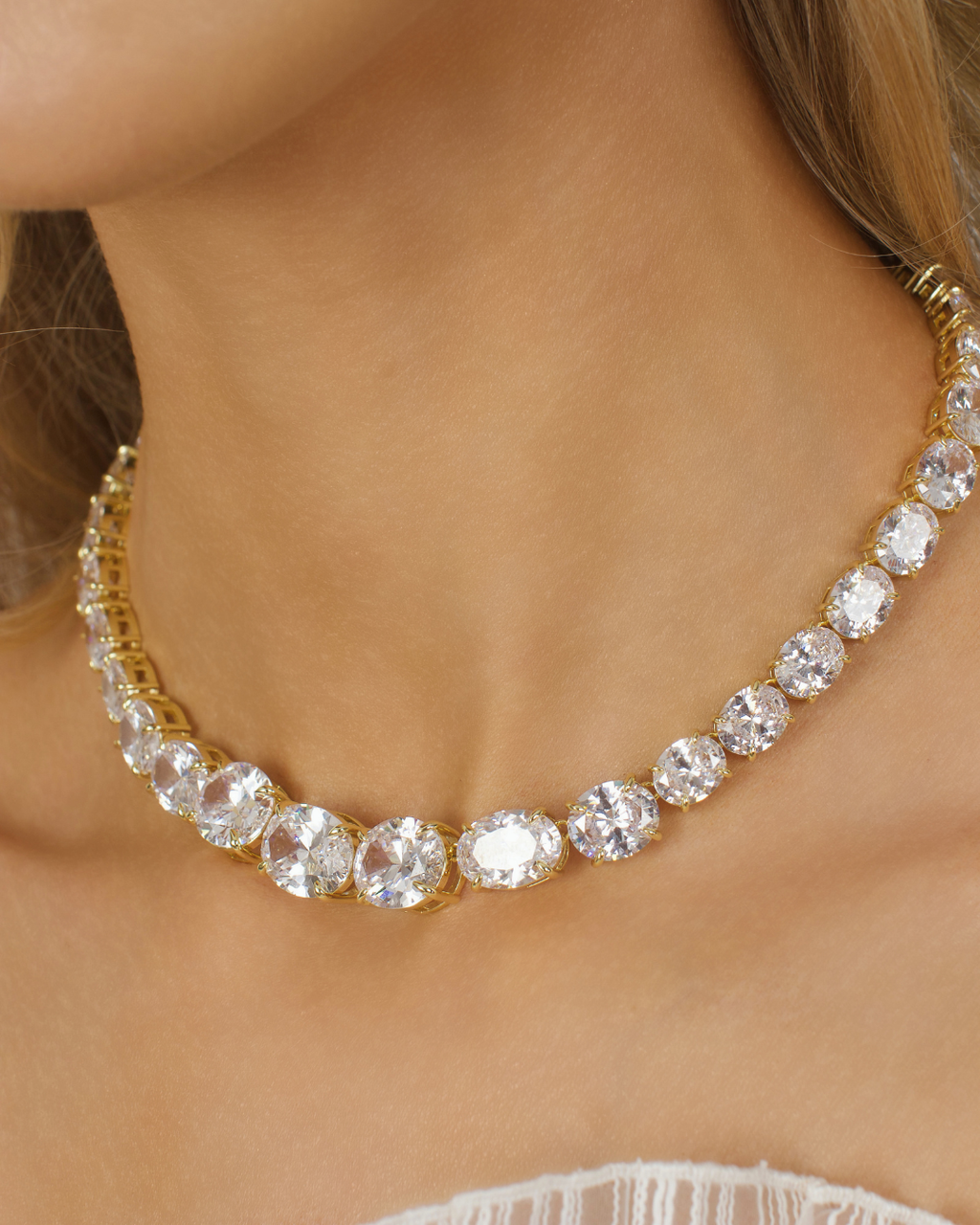 Odette Tennis Necklace