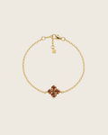 Mini Crystal Hydrangea Bracelet - Maple