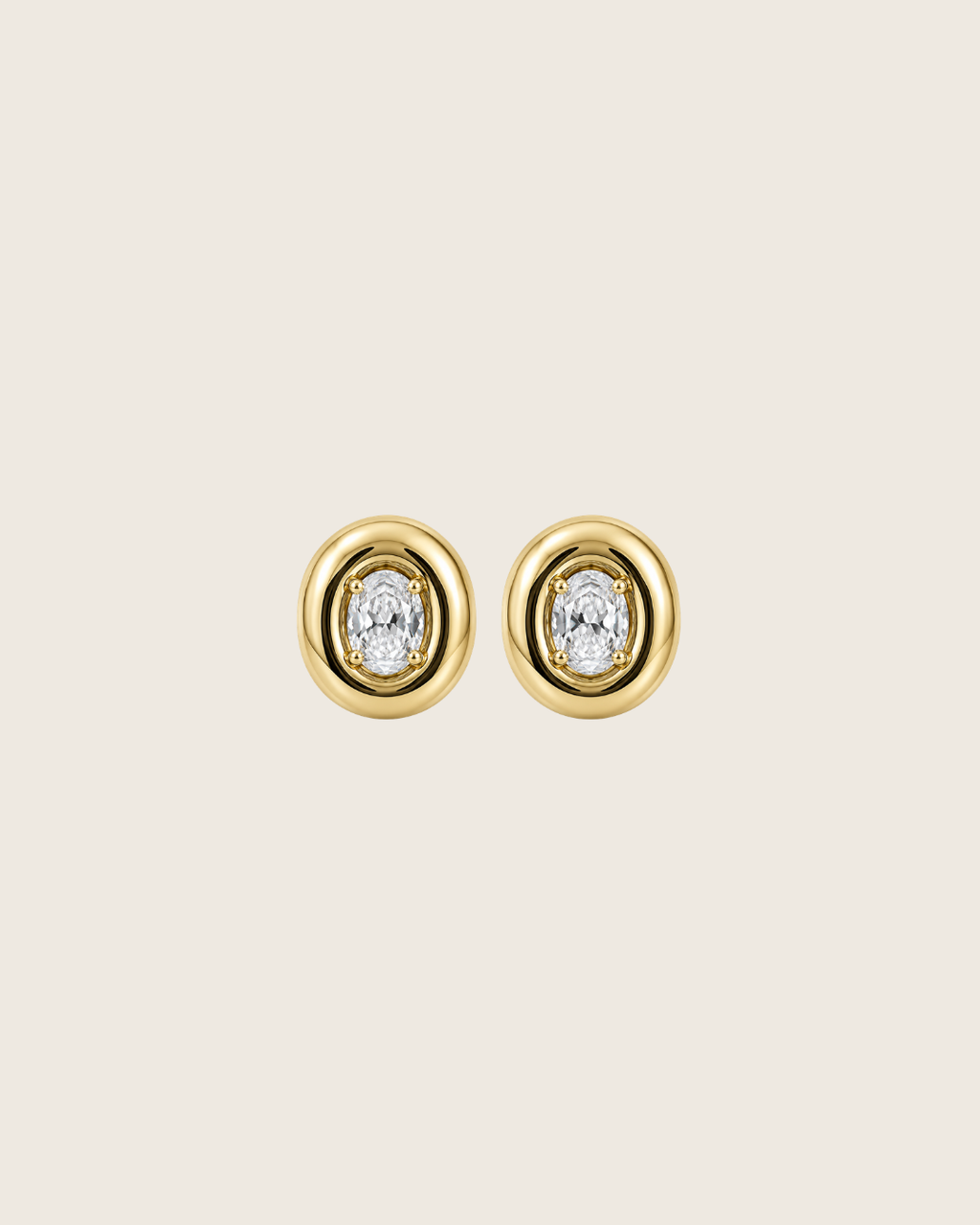 Mini Bezel Odette Earrings