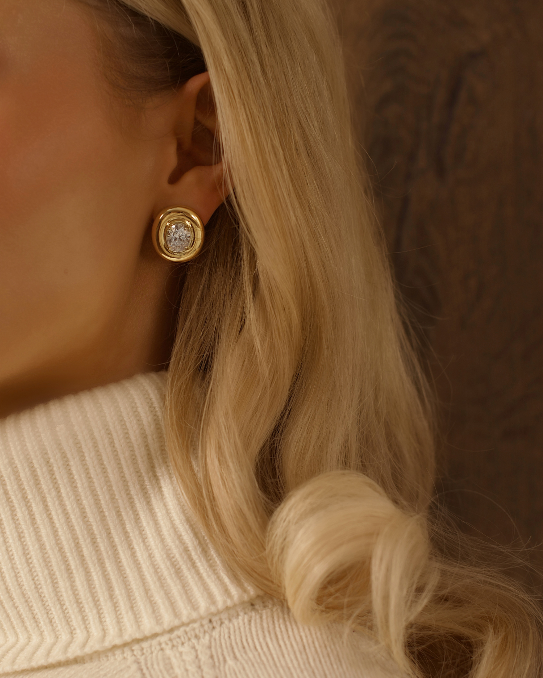Bezel Odette Earrings