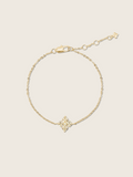 Mini Crystal Hydrangea Bracelet - Lemon Drop