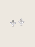Mini Crystal Hydrangea Stud Earrings