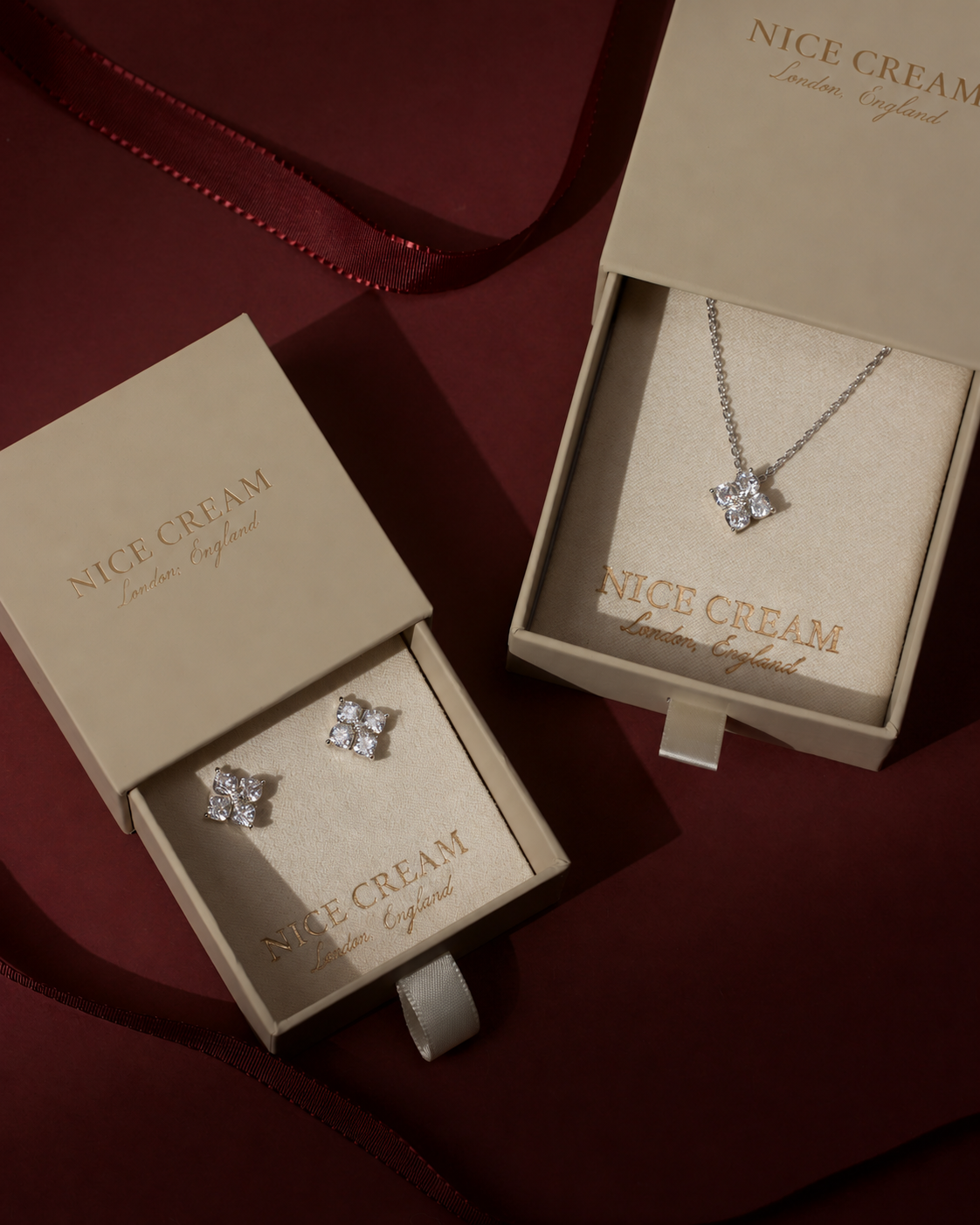 Mini Crystal Hydrangea Gift Set (Worth £159)