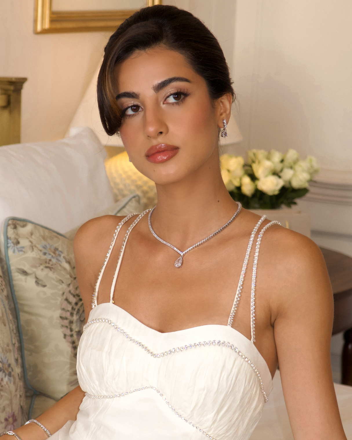 Belle Tennis Necklace