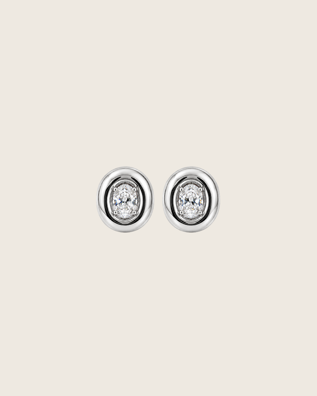 Mini Bezel Odette Earrings