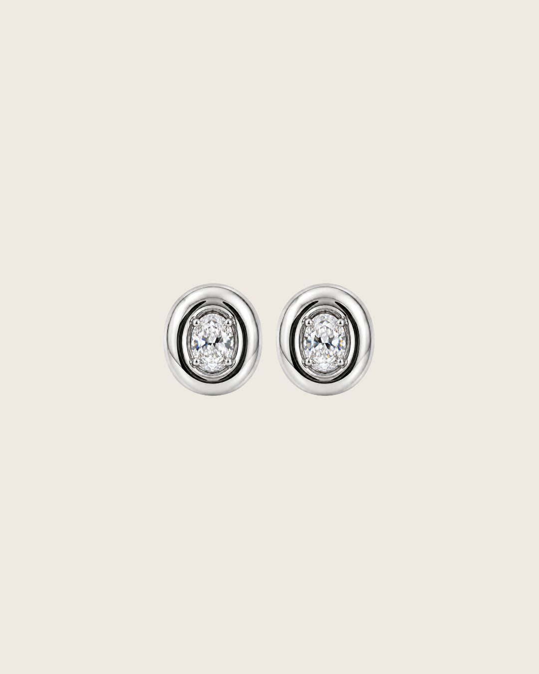 Mini Bezel Odette Earrings