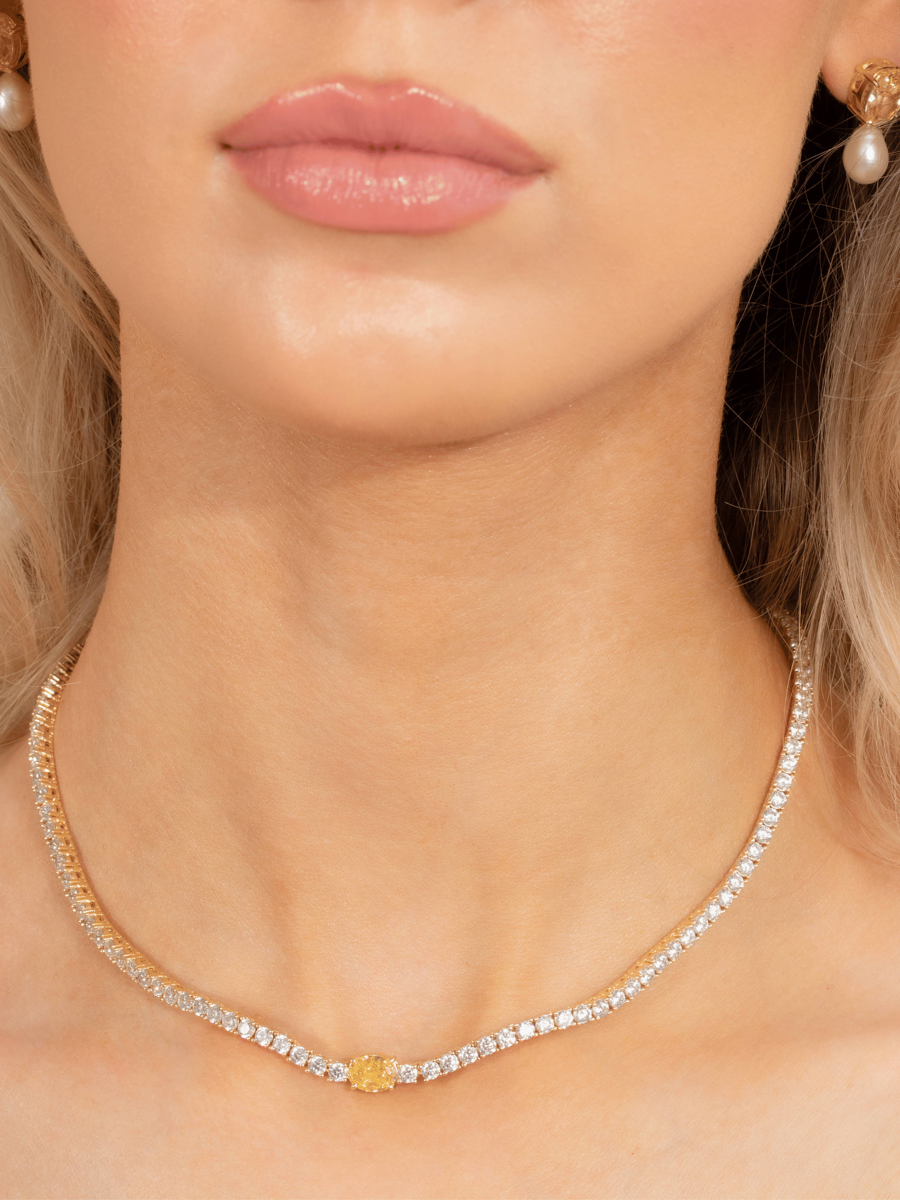 Aurelia Set - Lemondrop - Necklace & Earrings
