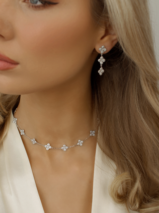 Multi-Mini Hydrangea Necklace