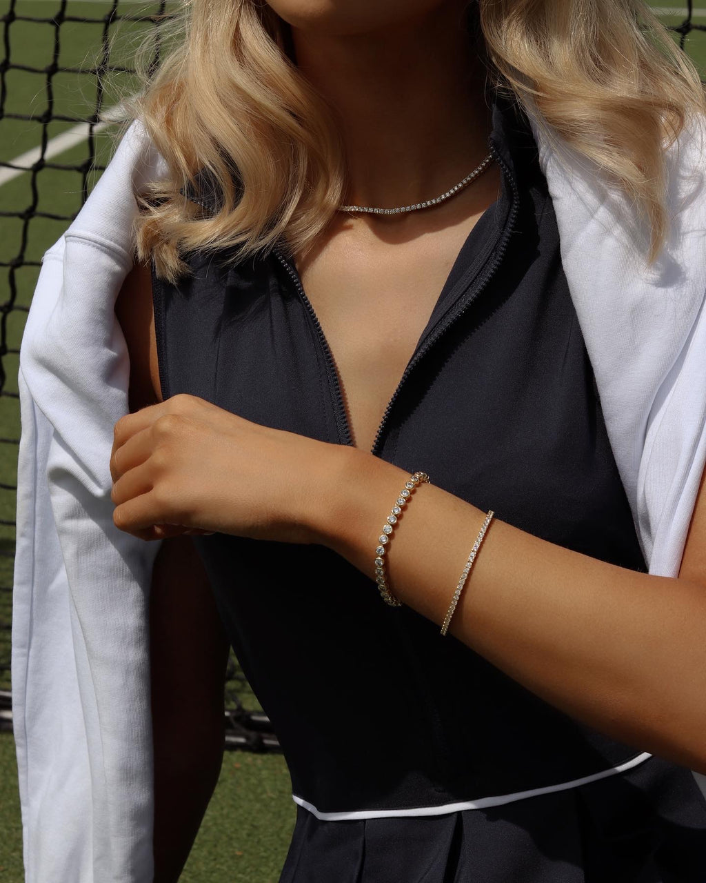 Celeste Tennis Necklace