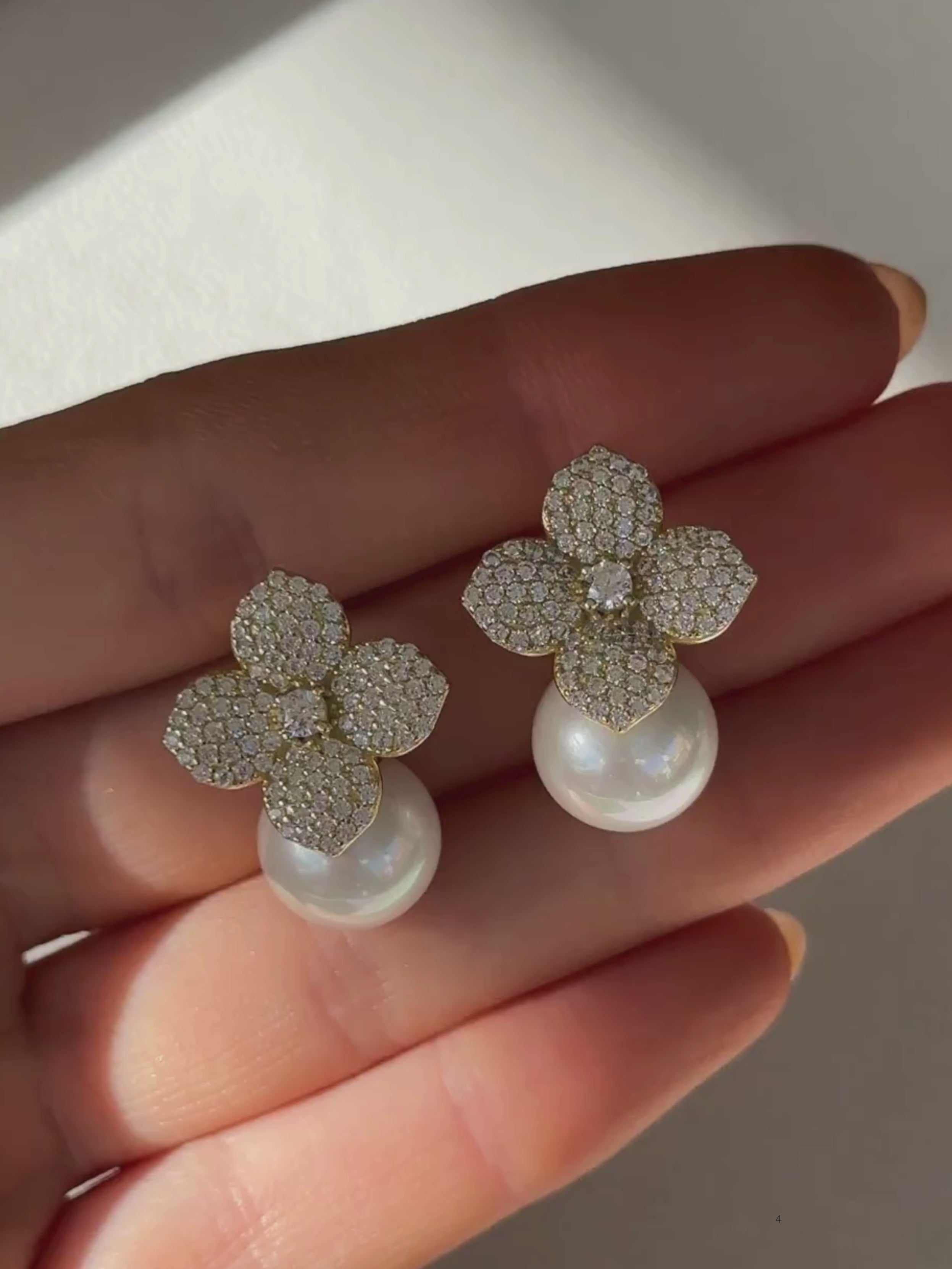 Hydrangea Earrings