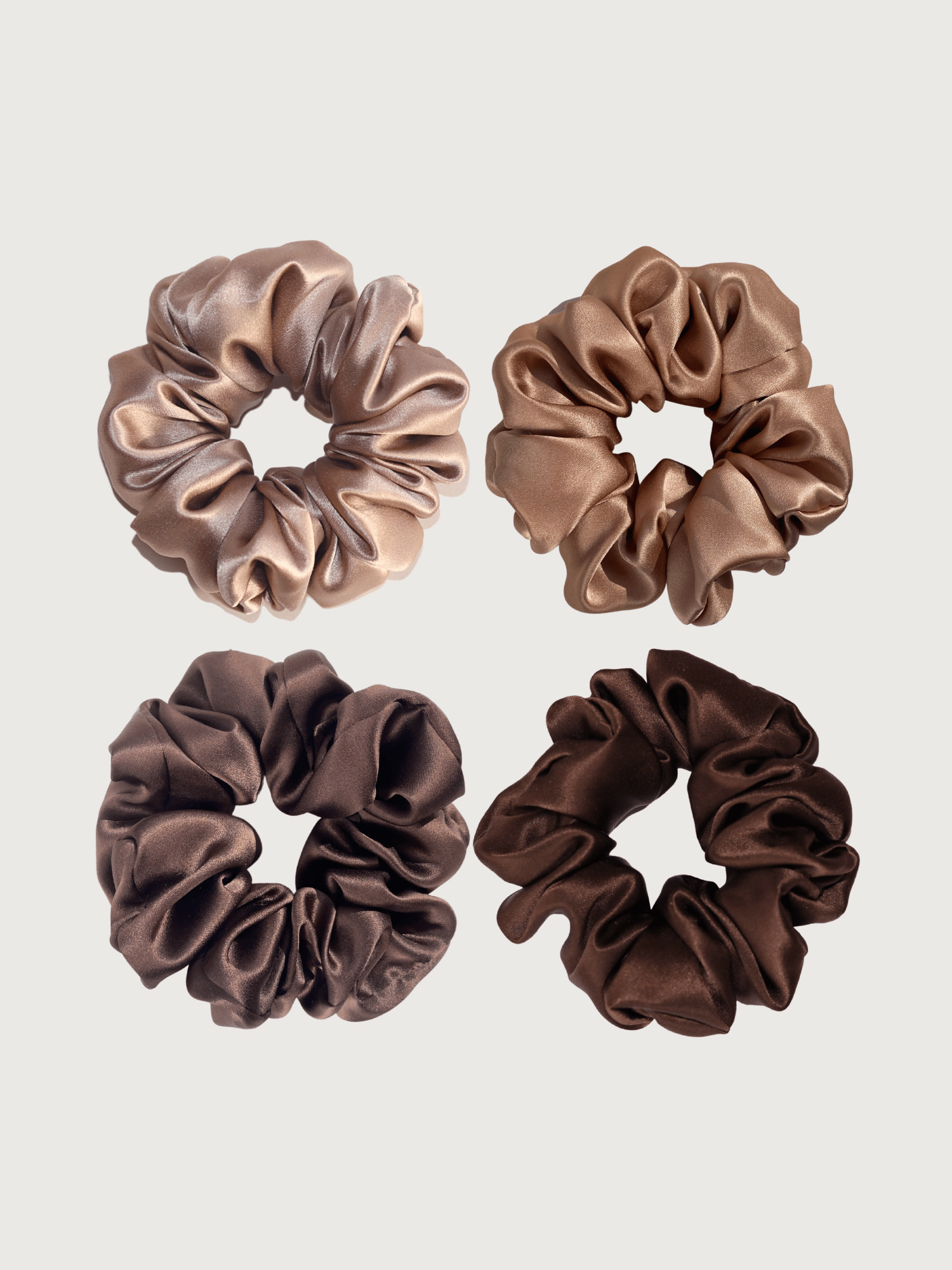 Autumn Spice Silk Hair Scrunchie Collection