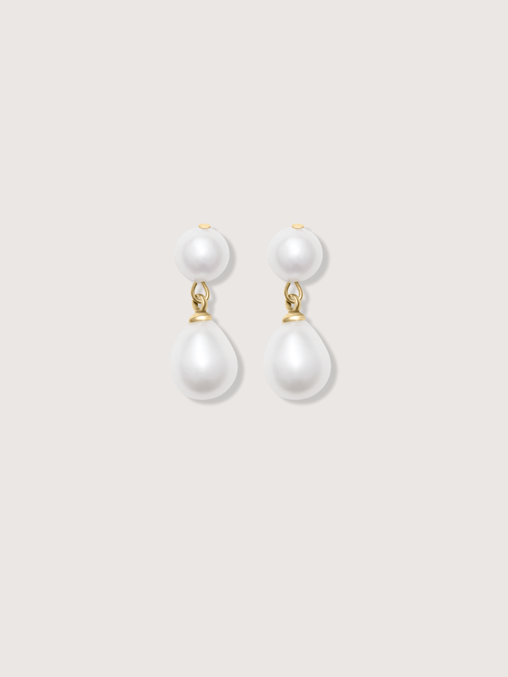 Blair Double-Pearl Drop Earrings