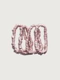 Blush Skinny Privé Pure Silk Hair Scrunchies