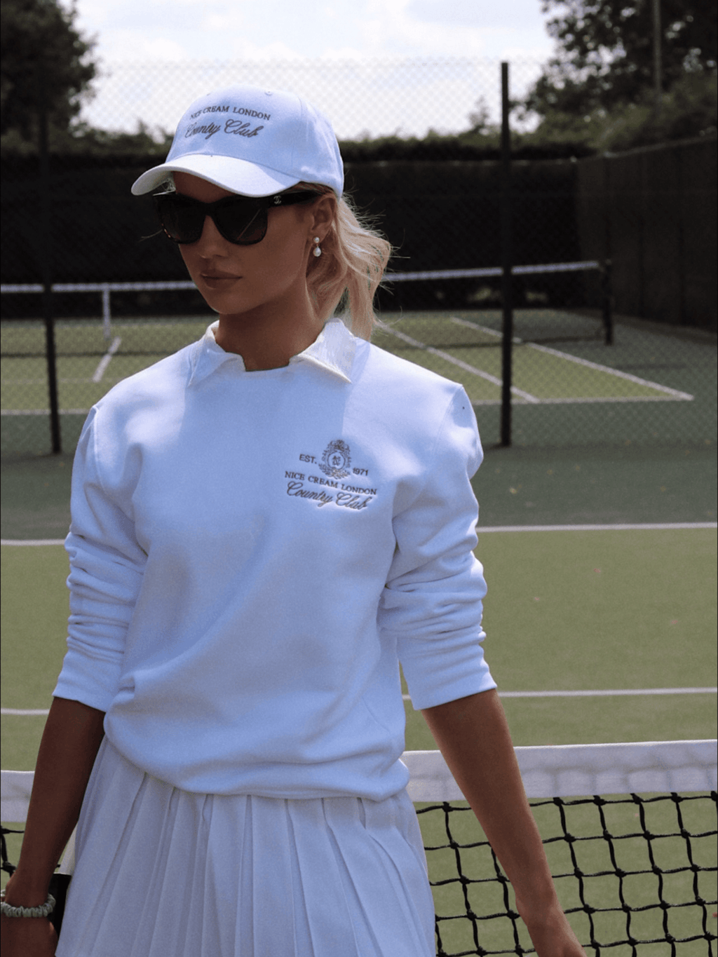Country Club Cap - Tennis White