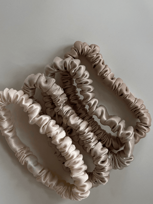 cremedelacreme skinny silk scrunchies Nice Cream London