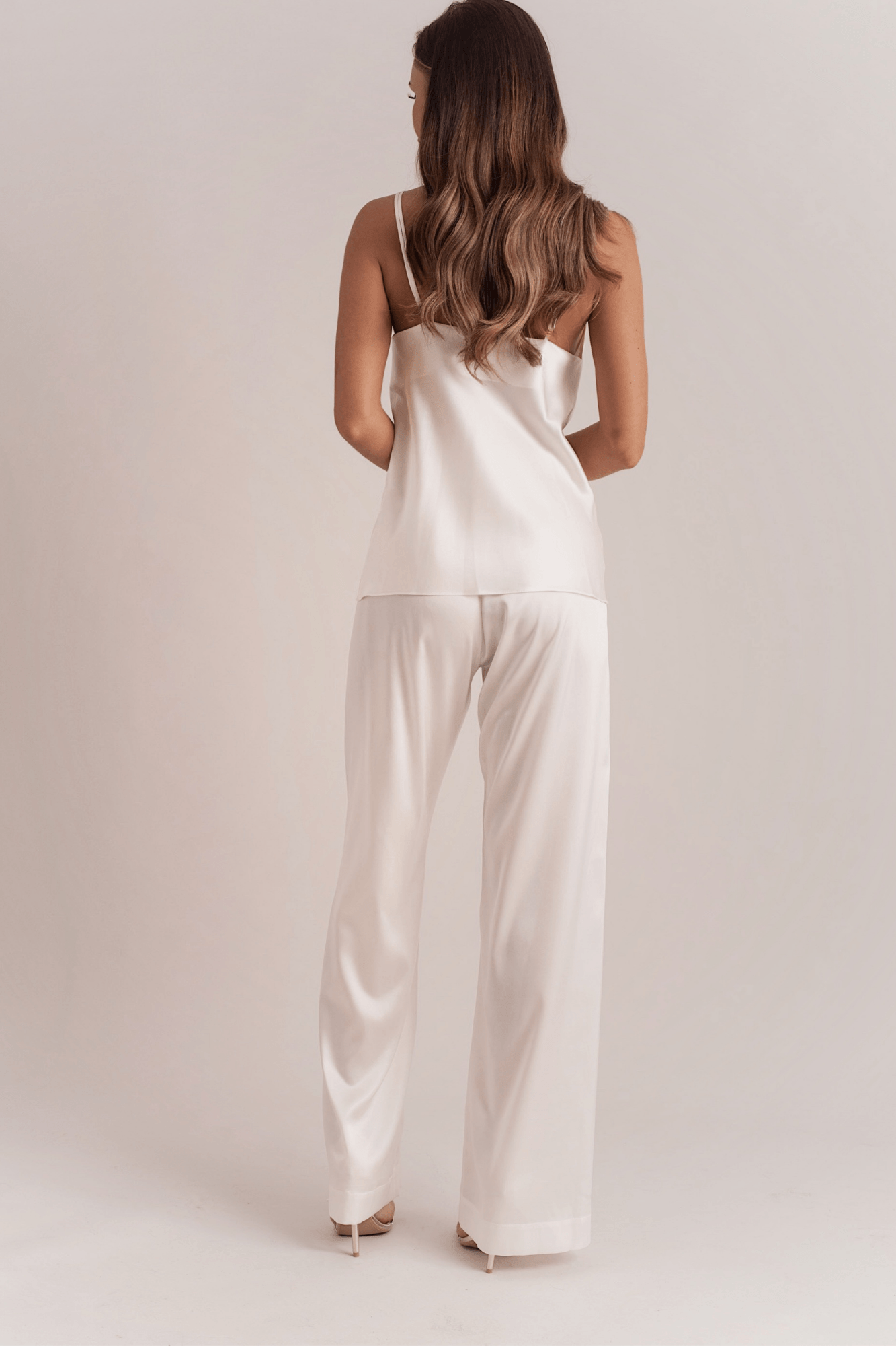 Davenport Silk Pants - Ivory