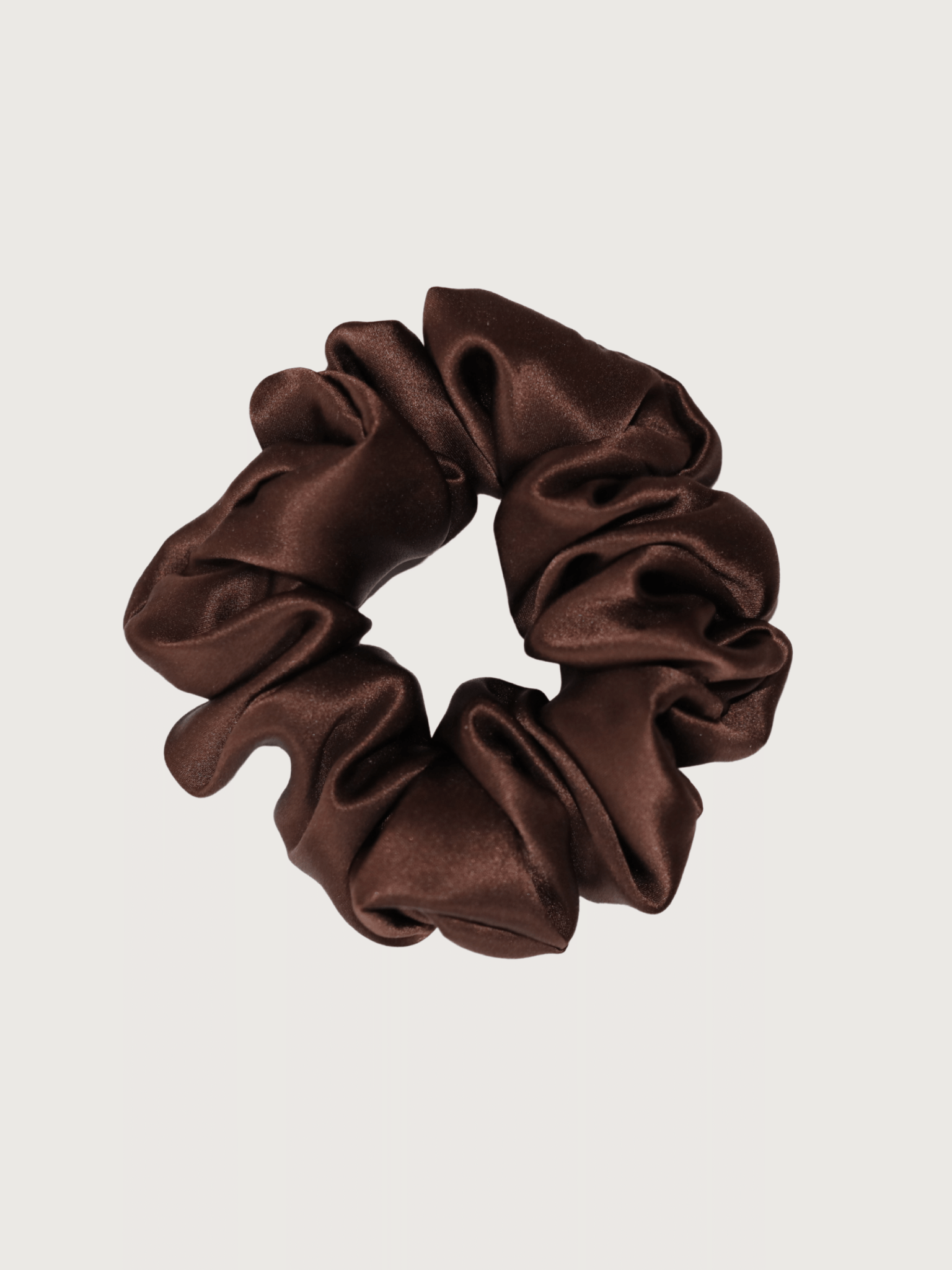 Luxe Pure Silk Hair Scrunchie - Coco