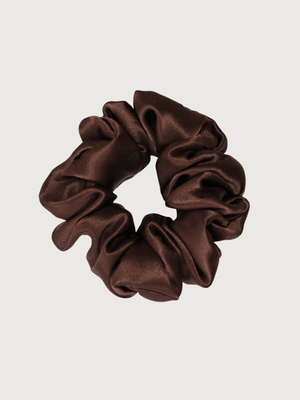 Luxe Pure Silk Hair Scrunchie - Coco